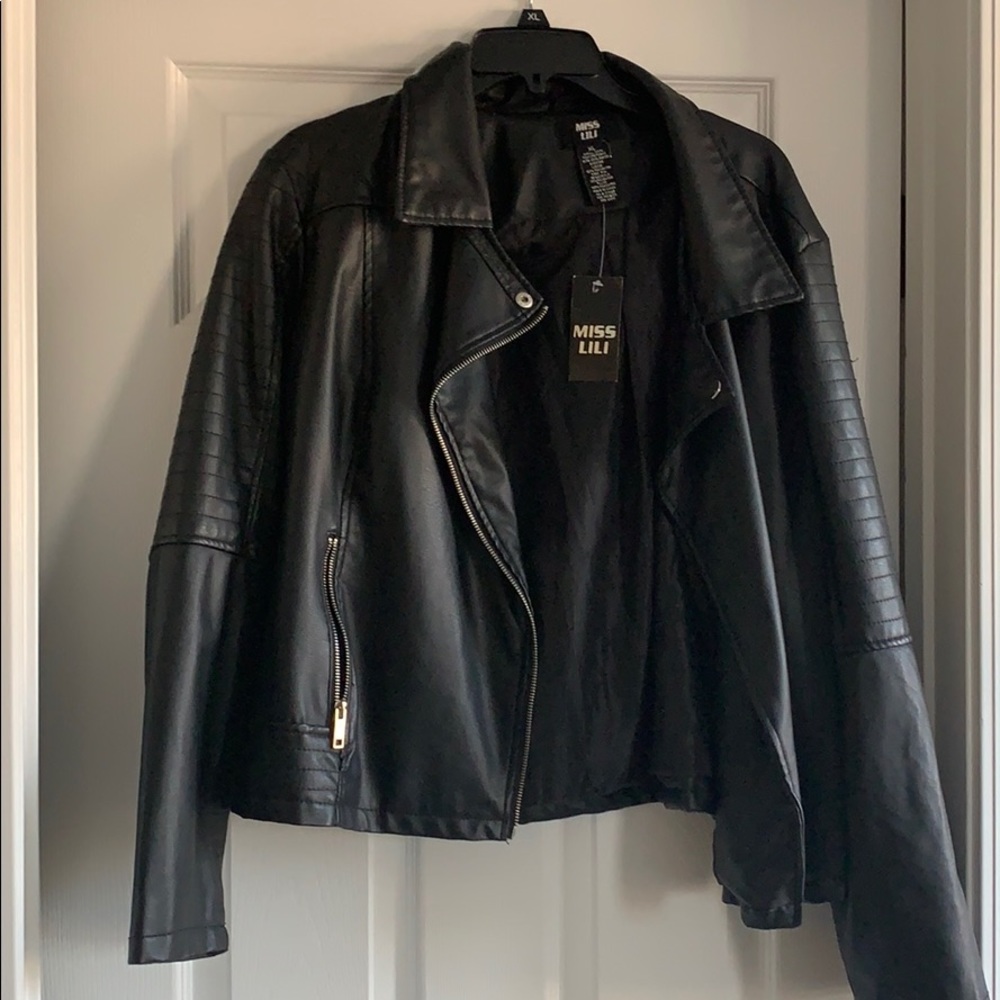 Miss Lili Faux Leather Jacket